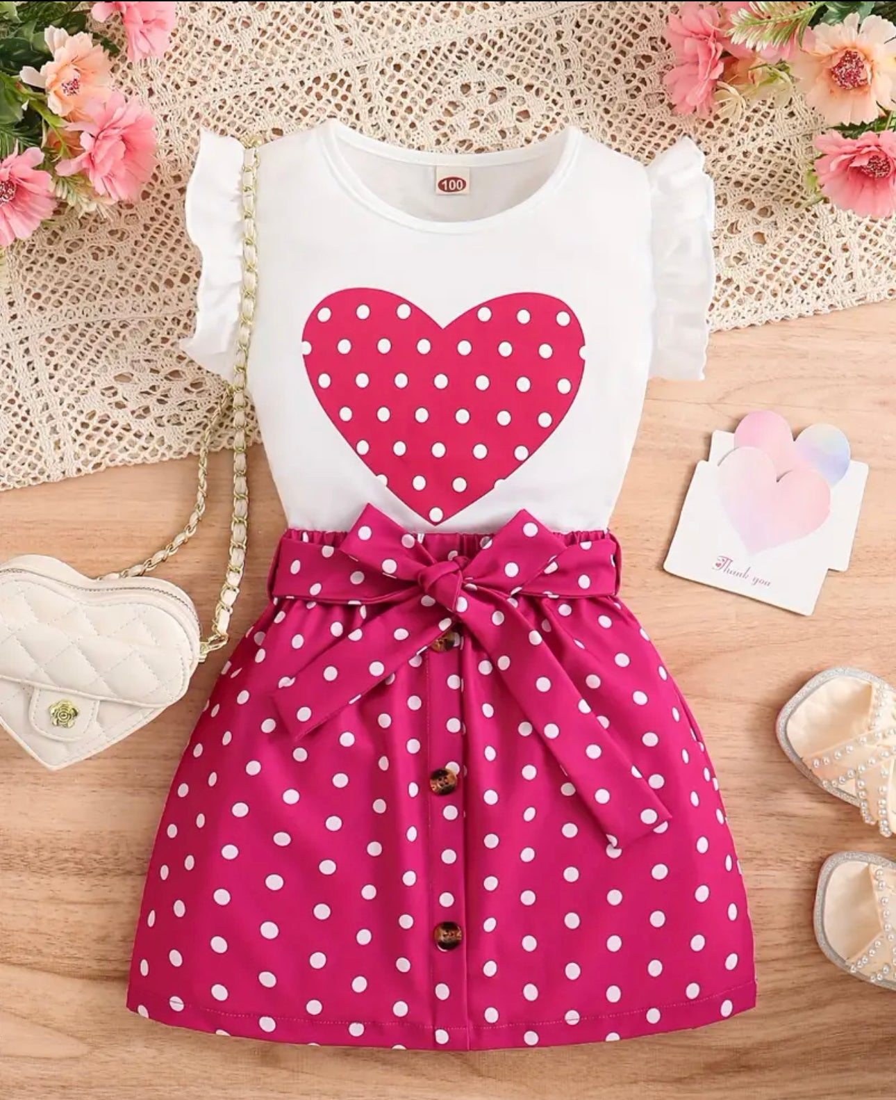 Polka Dot Flutter Set