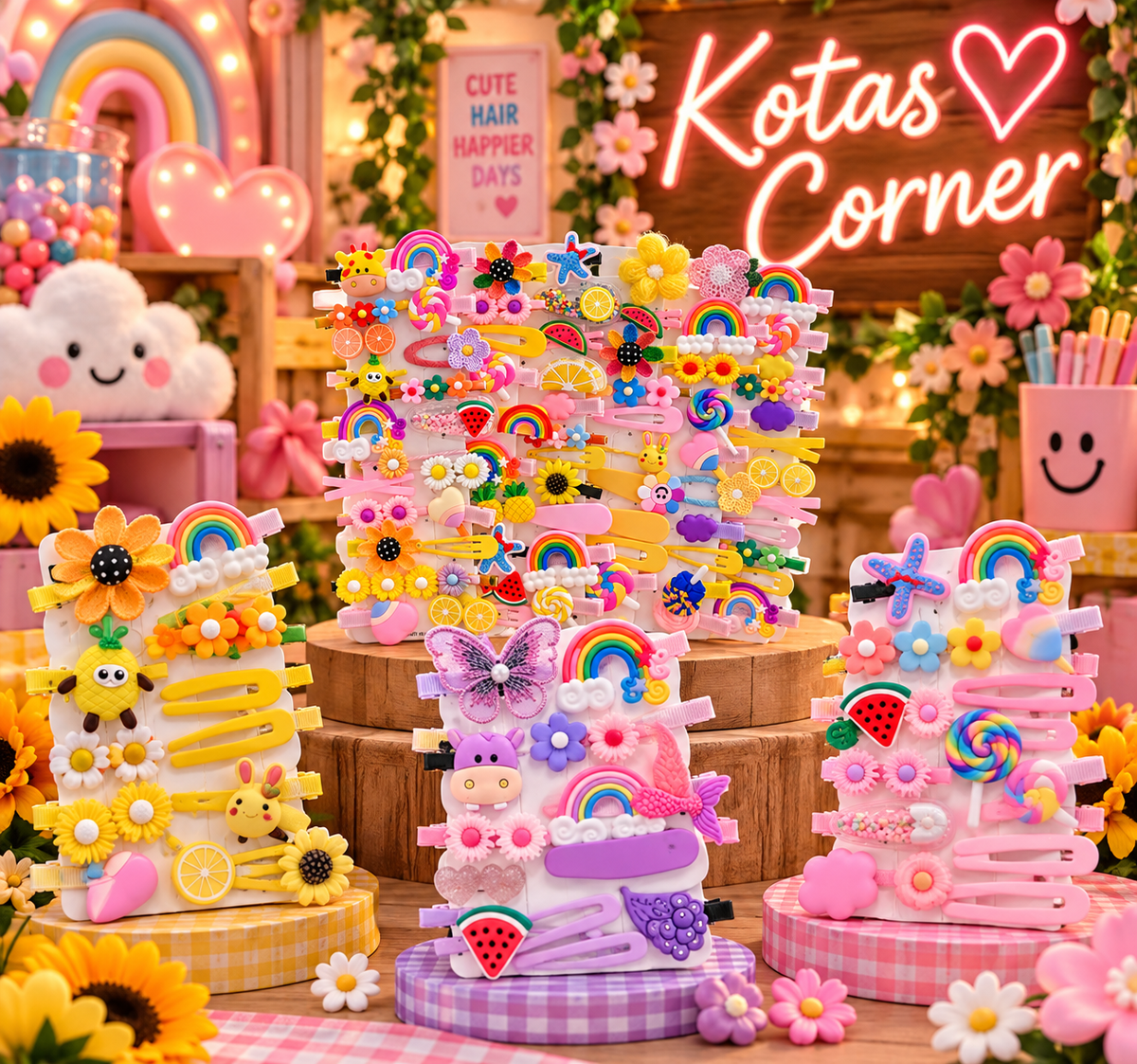 Kota’s Clip Party Hair Accessory Set